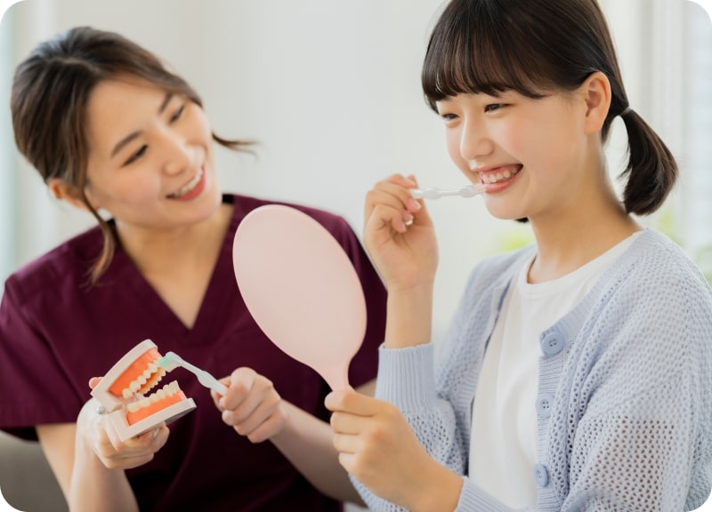 お子様が治療を受けやすいように